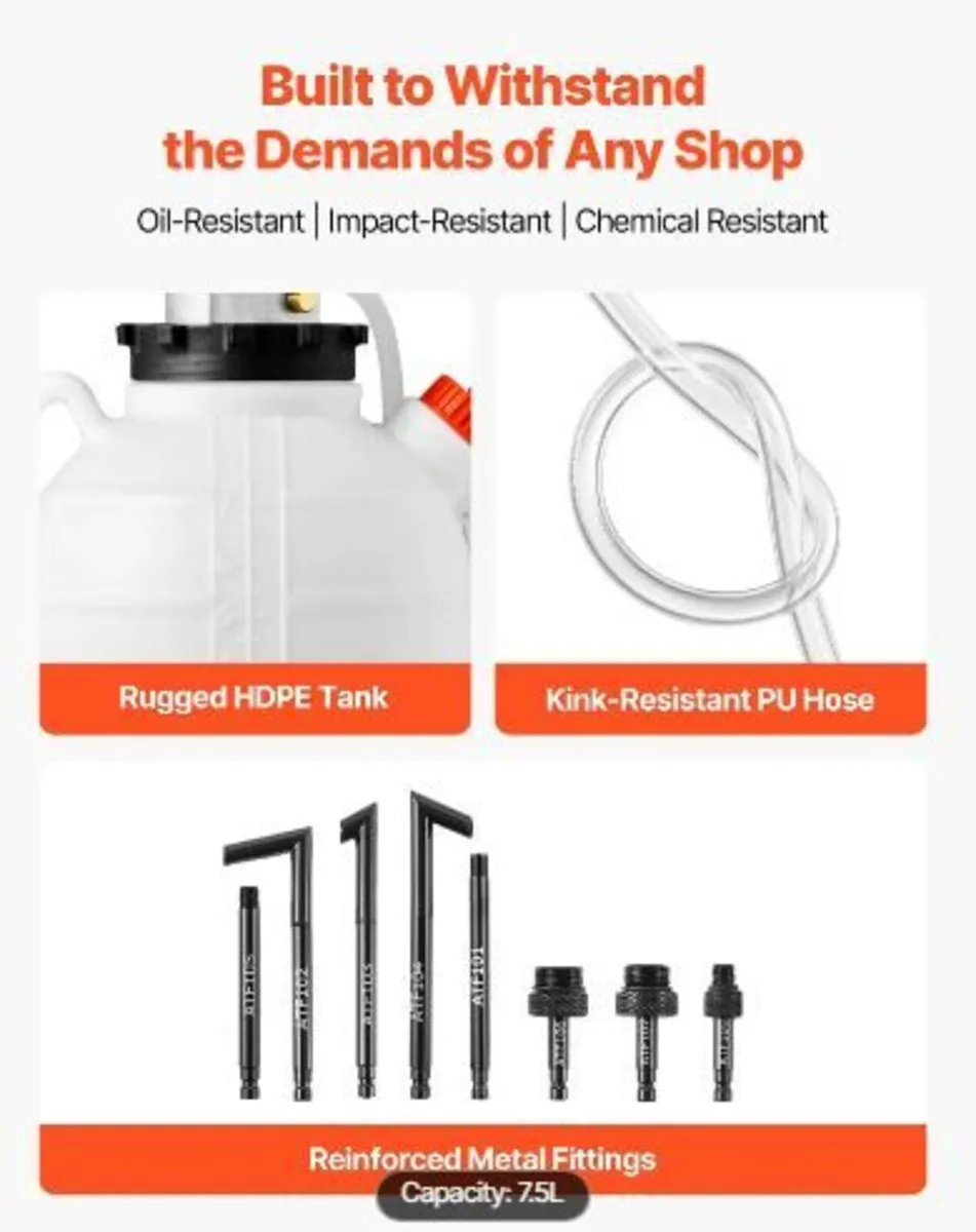 Transmission Fluid Pump, 7.5 L Capacity - Image 2