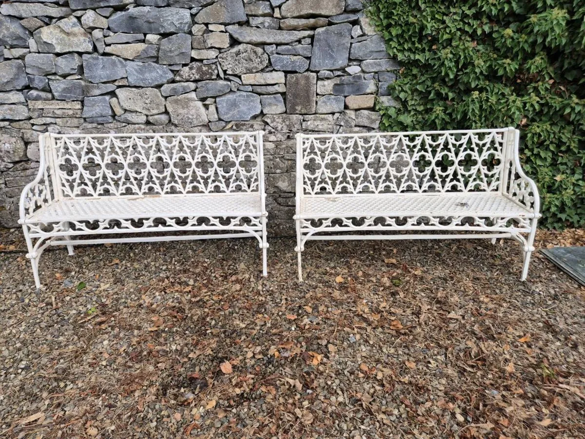 Garden chair cast iron - Image 4