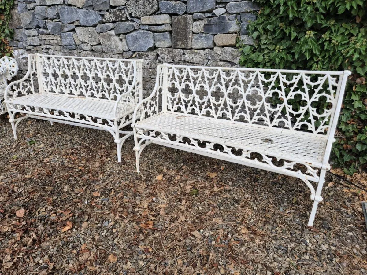 Garden chair cast iron - Image 2