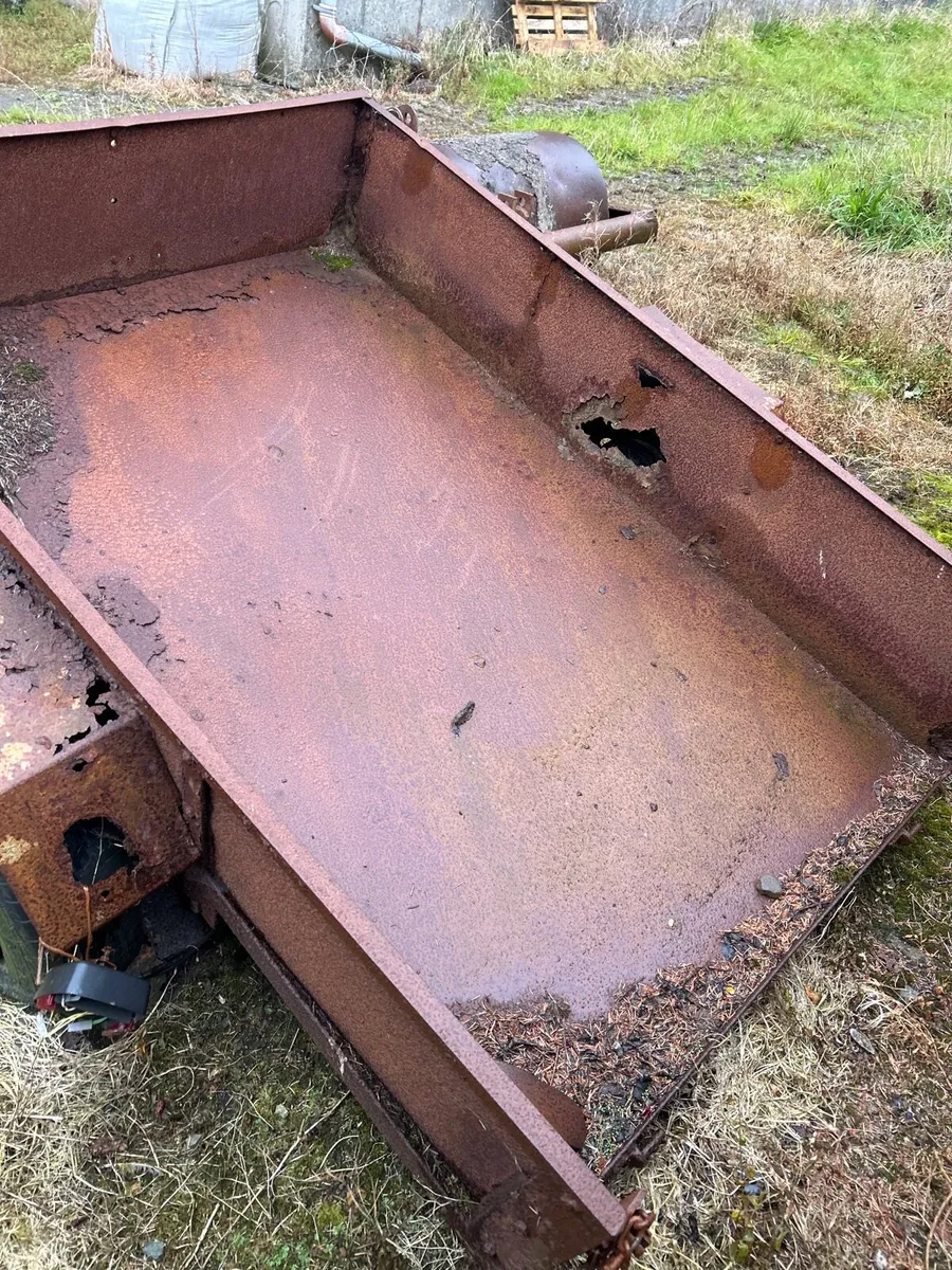 6 x 4 steel car trailer. - Image 3