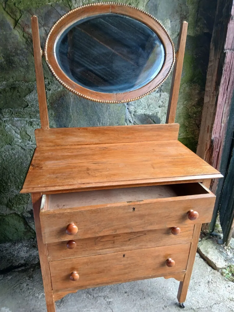 Oak Dressing Table - Image 3