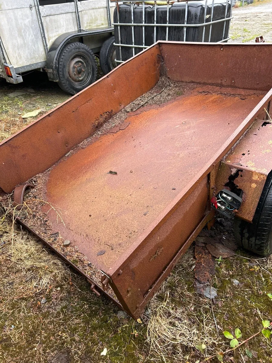 6 x 4 steel car trailer. - Image 4