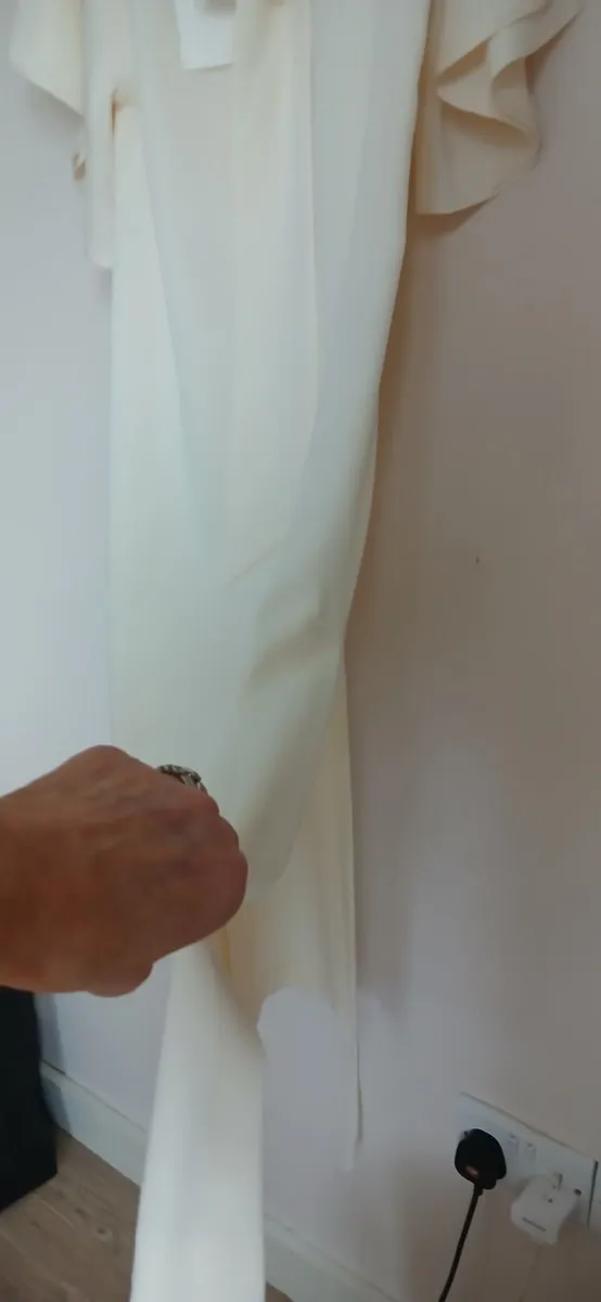 New Zara Cream Midi Dress with Tags - Image 4