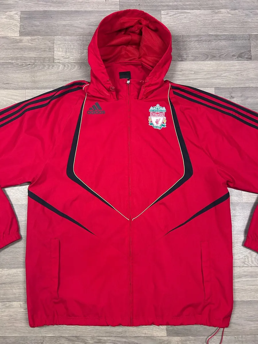 Vintage 2009 Adidas Liverpool Rain Jacket Mens L - Image 2