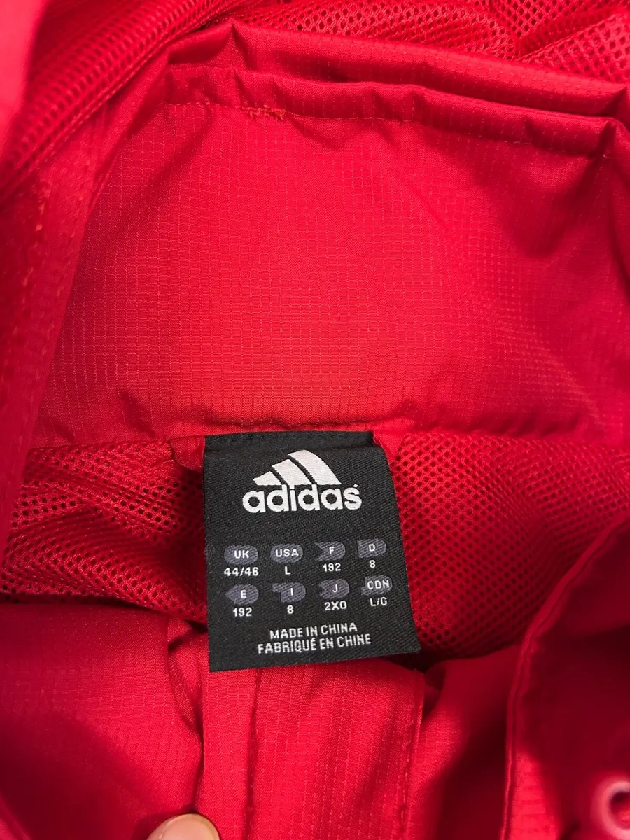 Vintage 2009 Adidas Liverpool Rain Jacket Mens L - Image 4