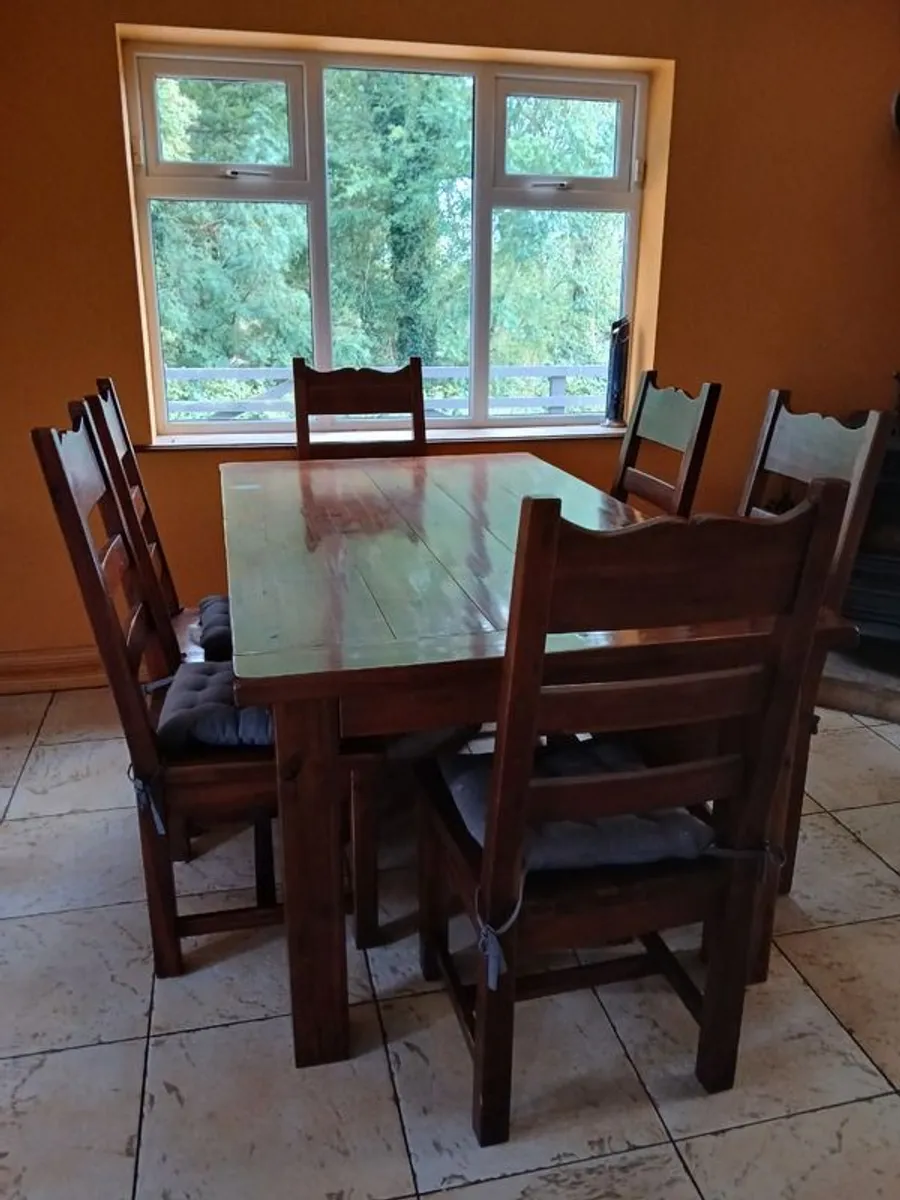 Dining Table and Chairs - Image 1