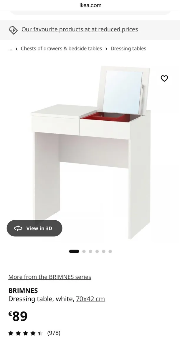 IKEA make up table - Image 1