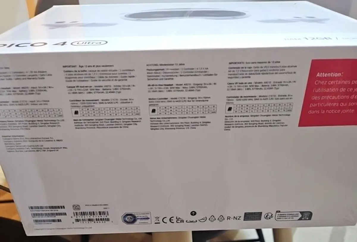 Brand New Unopened PICO 4 Ultra 256GB VR/MR Headset