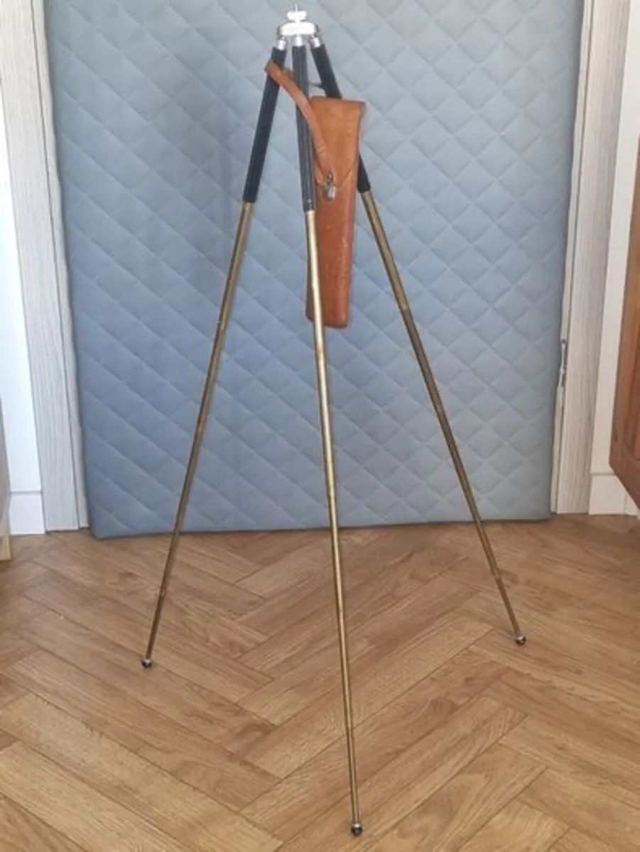 German antique, foldable photographic tripod - Image 4