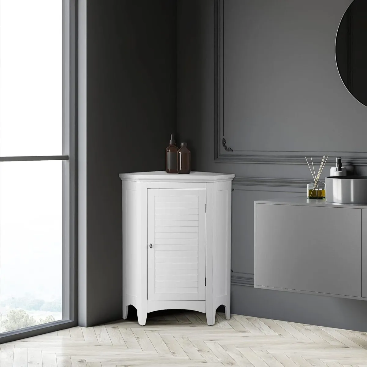 Versanora Glancy Freestanding Corner Floor - Image 4