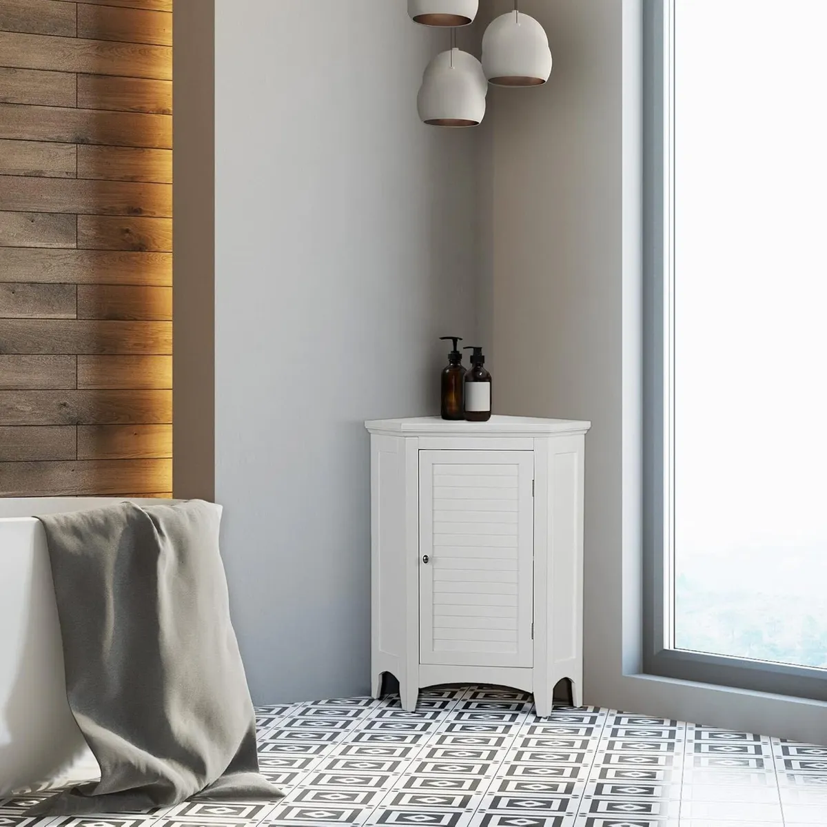 Versanora Glancy Freestanding Corner Floor - Image 2