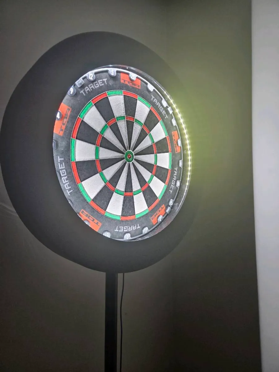 Target Dart set up Board + Surround + Light+Stand - Image 2