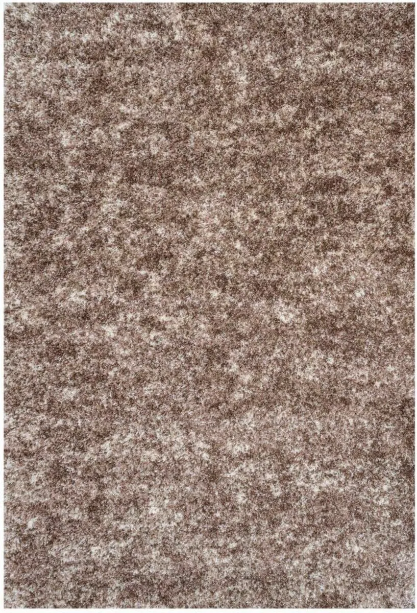 Large Fluffy Warm Shaggy Shag Rug Mottled Speckled