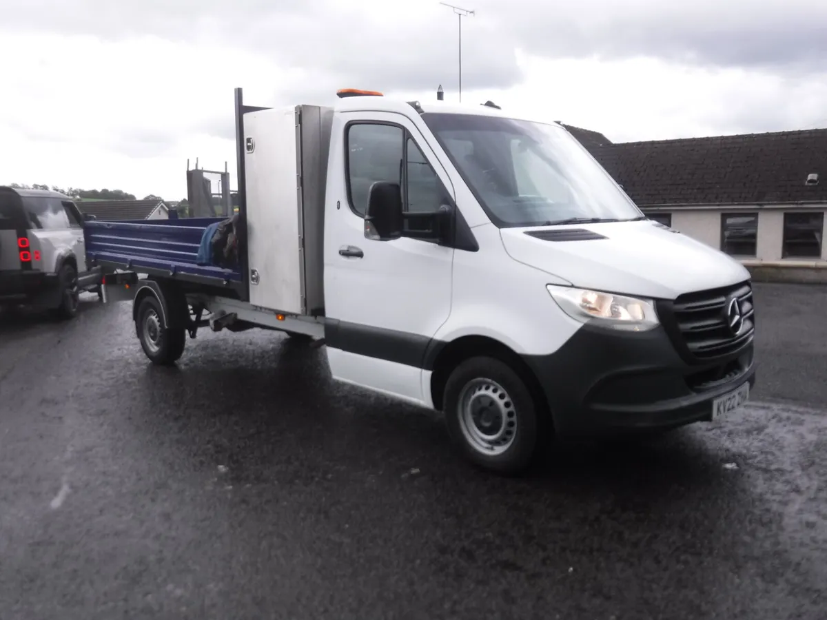 Mercedes Sprinter 315 Tipper 2022 74593 miles. - Image 1