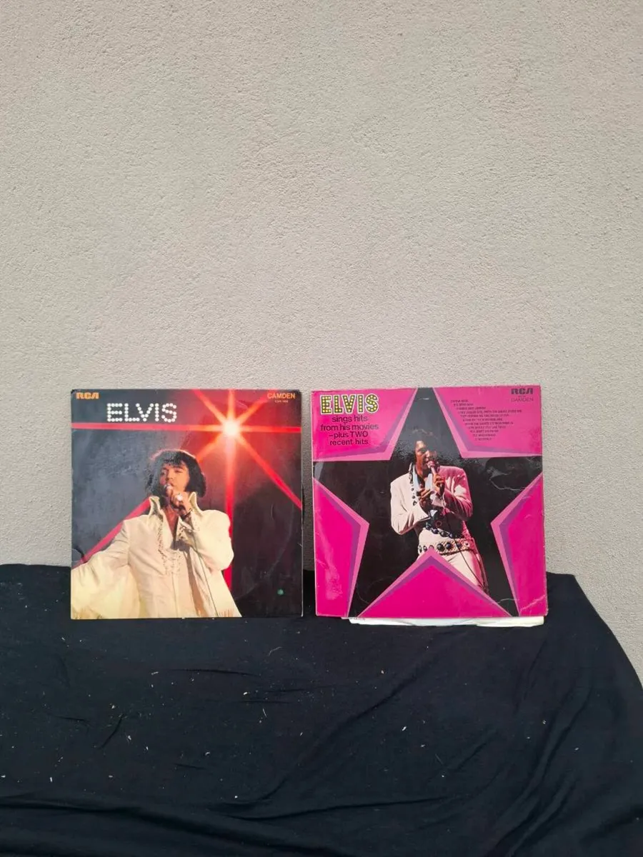 Lot of 2 elvis presley vinyl lp - Image 2