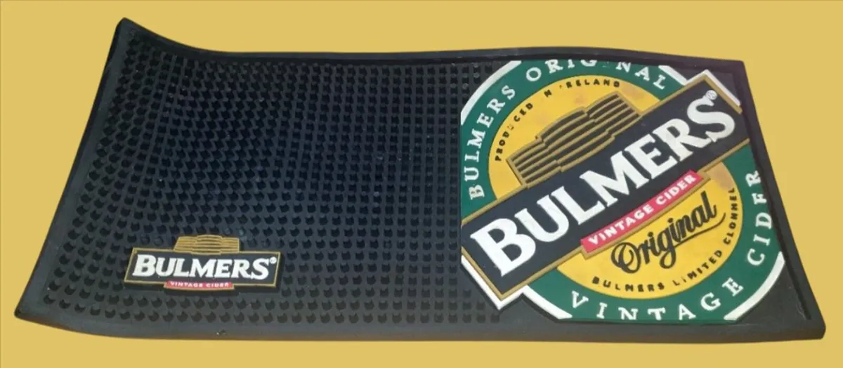 Vintage Bulmers Cider Rubber Bar Runner – New - Image 2