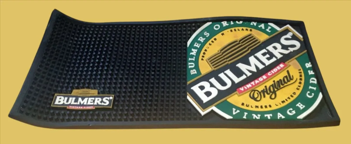 Vintage Bulmers Cider Rubber Bar Runner – New - Image 1