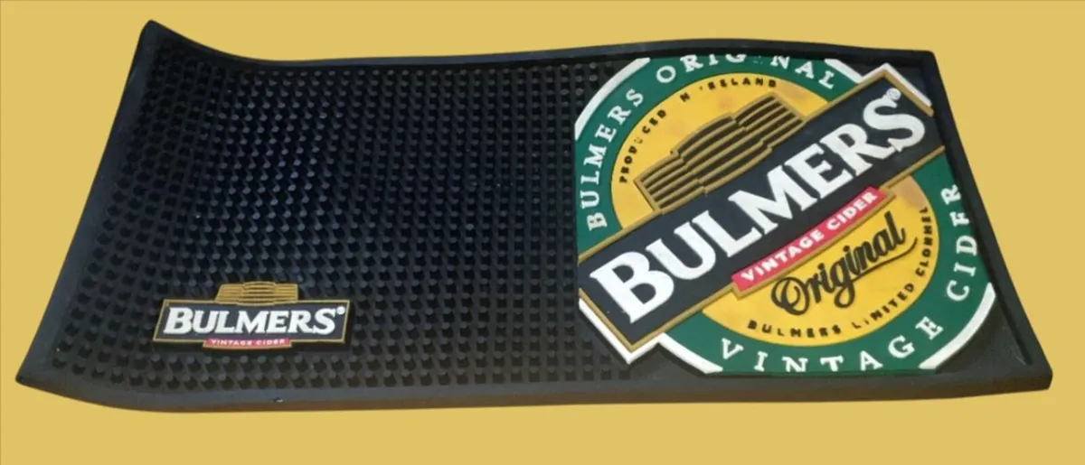 Vintage Bulmers Cider Rubber Bar Runner – New - Image 3