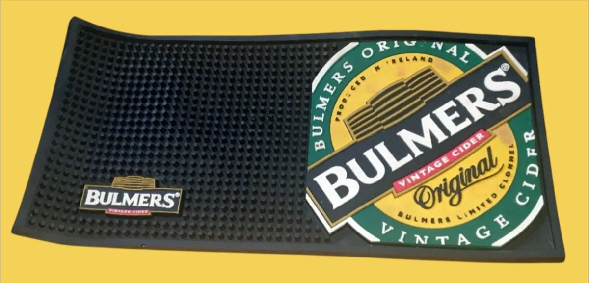 Vintage Bulmers Cider Rubber Bar Runner – New - Image 4