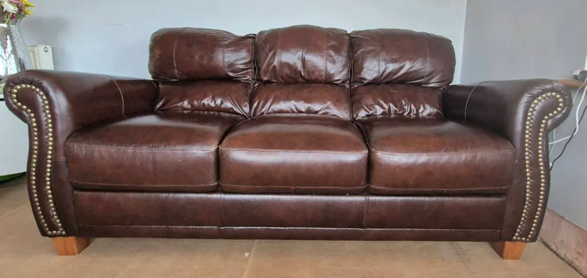 Leather Sofa - Image 1