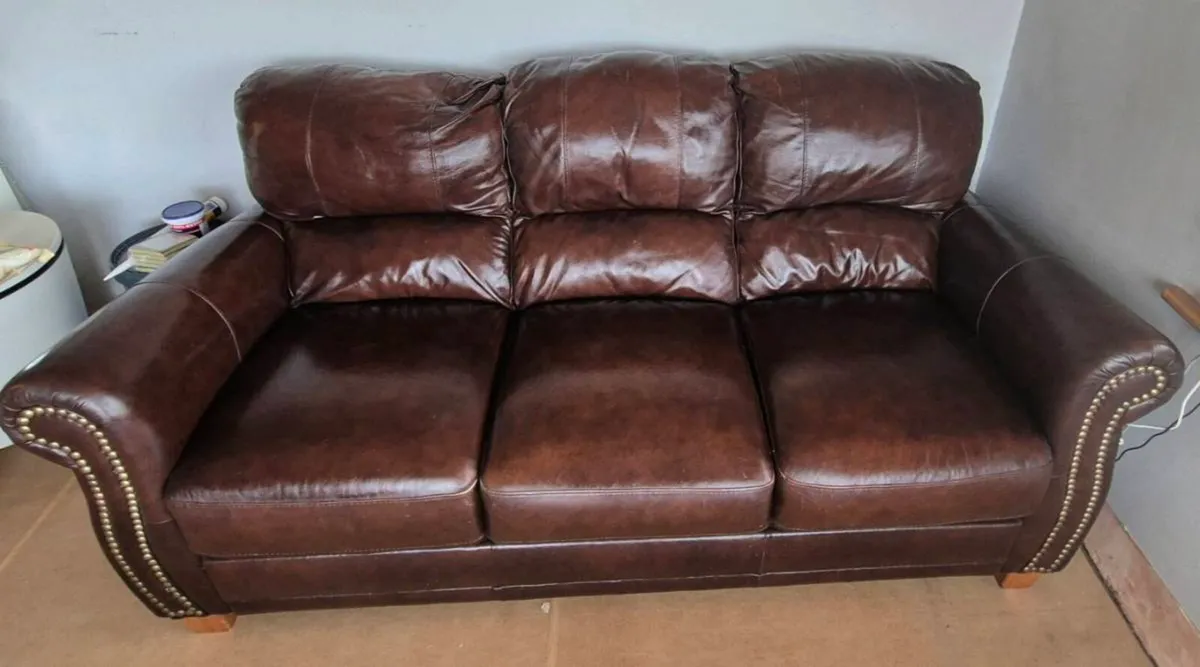 Leather Sofa - Image 2