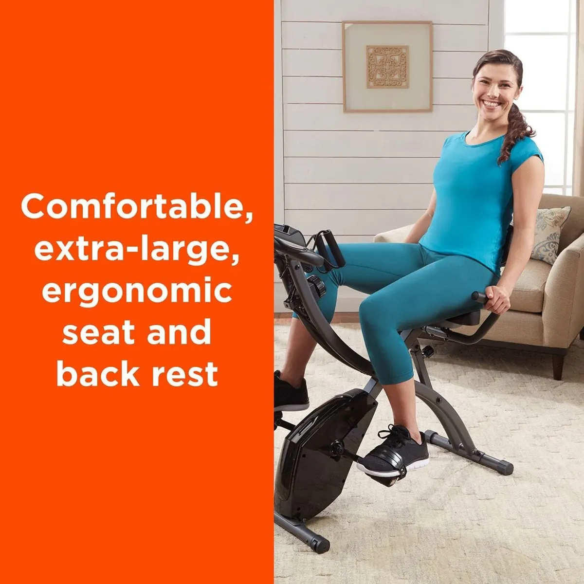Slim Cycle 2-In-1 Stationary Flat Fold Exercise - Image 3