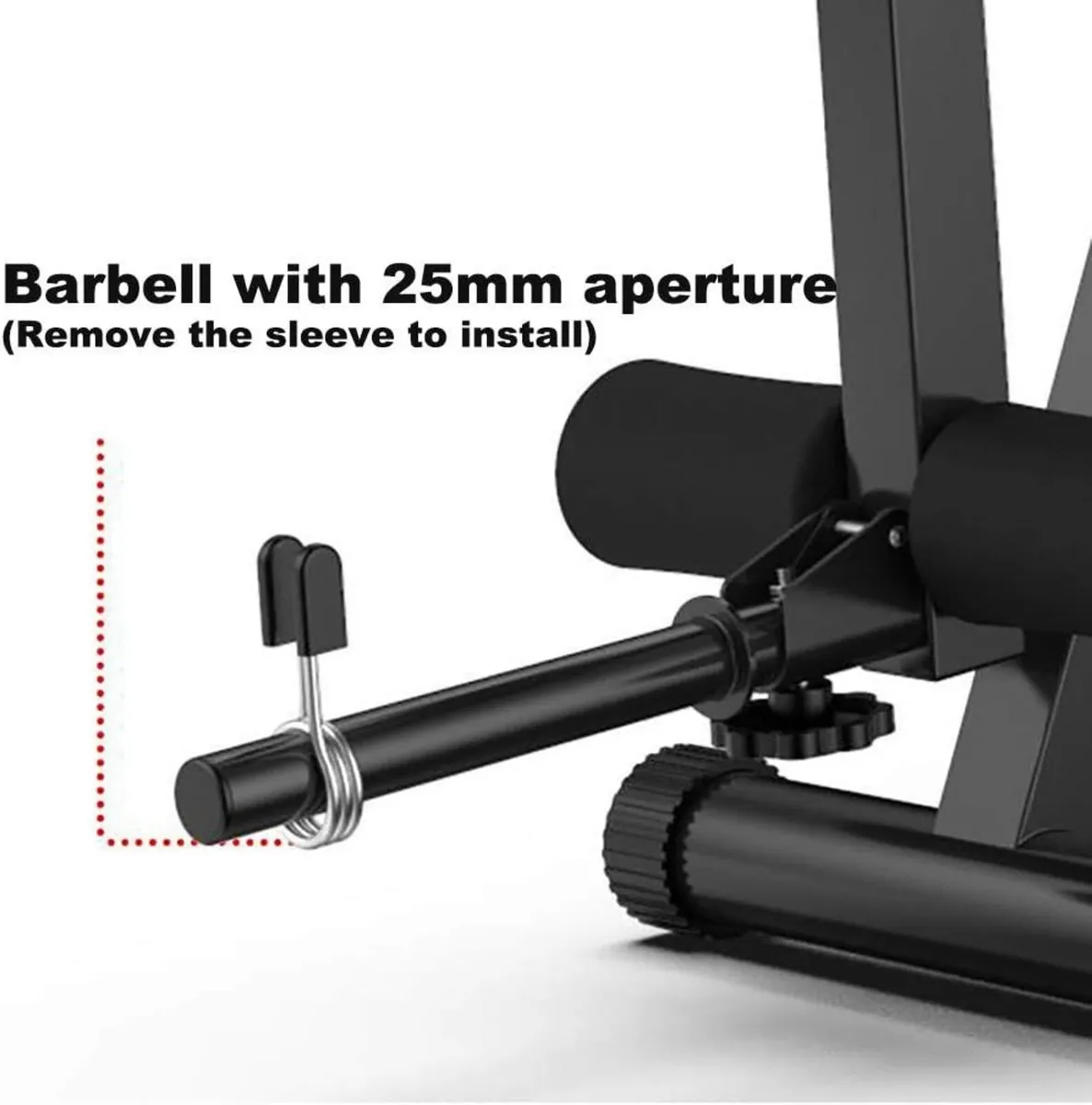 Foldable Multi-Purpose Bench Home Gym Adjustable - Image 3
