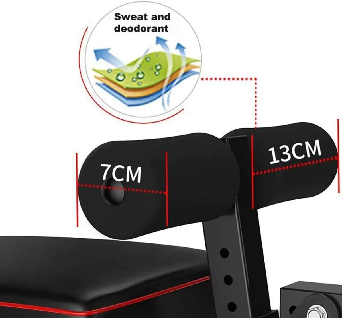 Foldable Multi-Purpose Bench Home Gym Adjustable - Image 4
