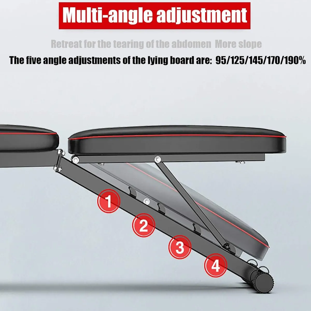 Weight Bench Adjustable Strength Training Full - Image 2