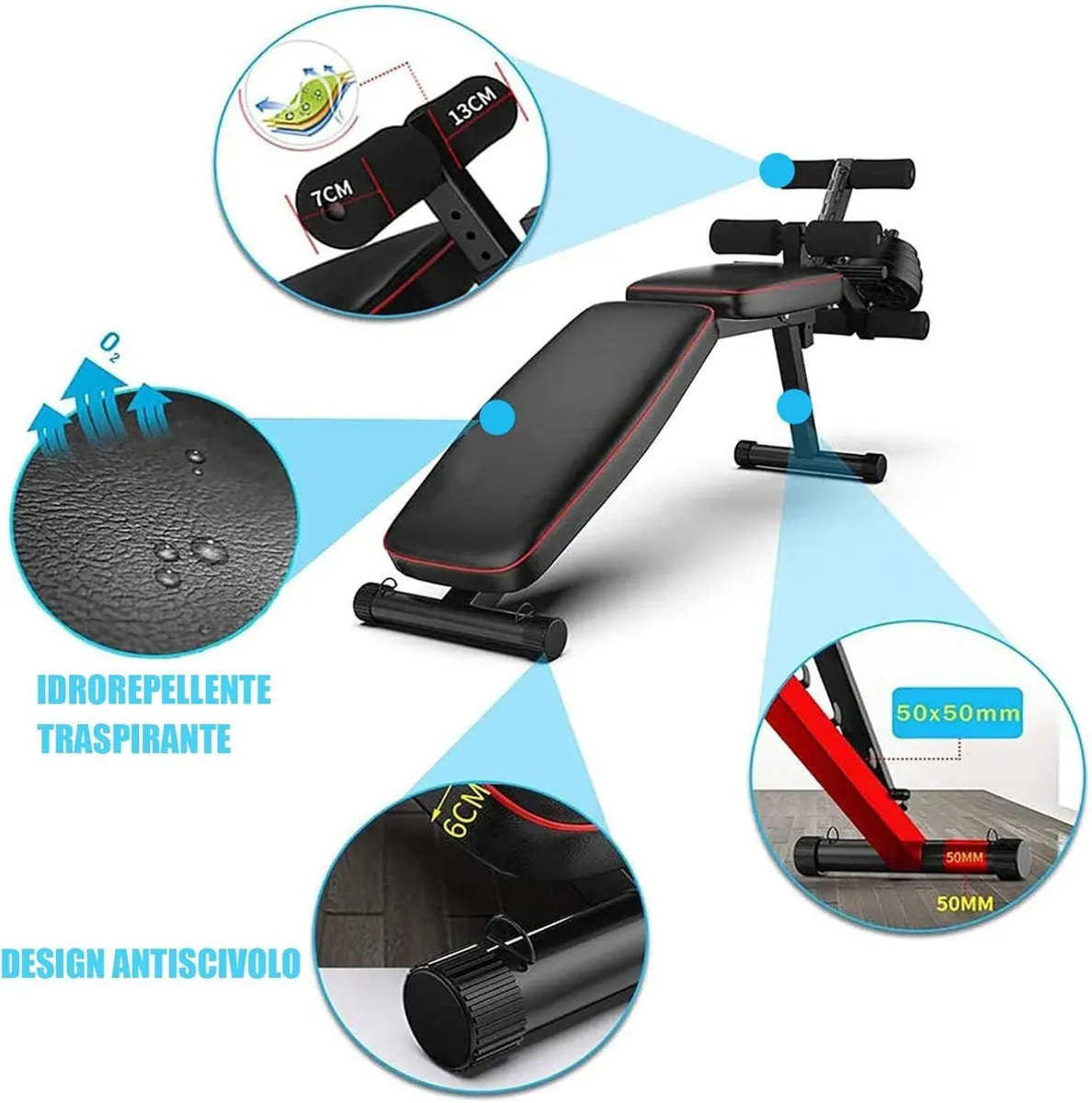 Weight Bench Adjustable Strength Training Full - Image 4