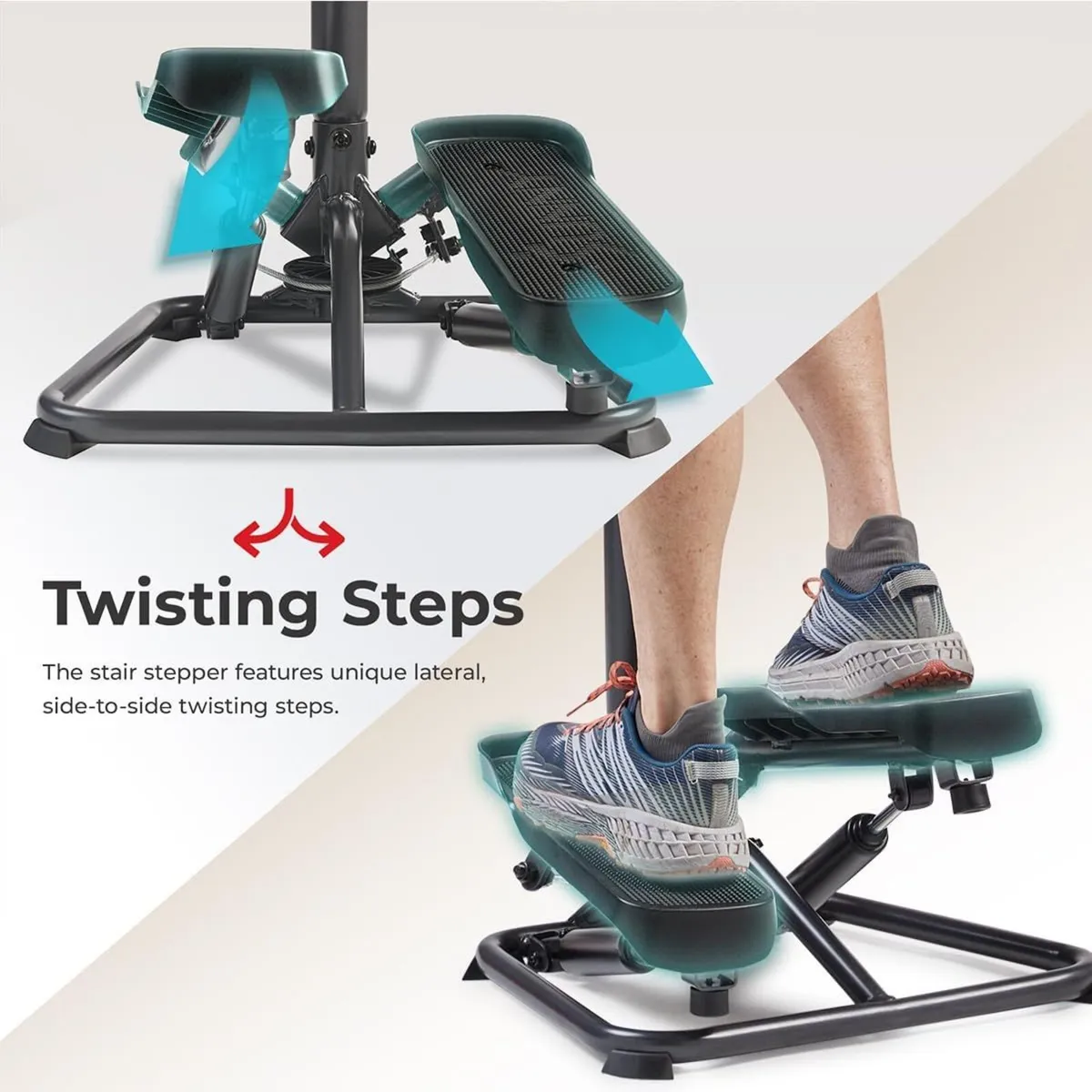 Twist Stair Stepper W Handlebar for Home Workouts - Image 3