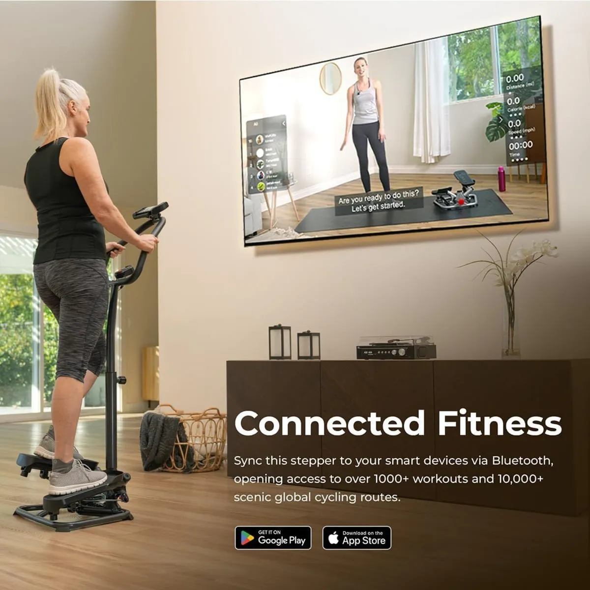 Twist Stair Stepper W Handlebar for Home Workouts - Image 4
