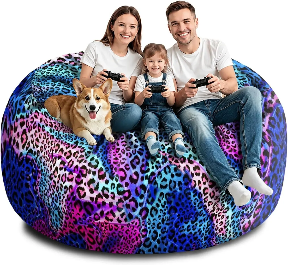 Giant Bean Bag Chairs for Adults Soft Fluffy - Image 1