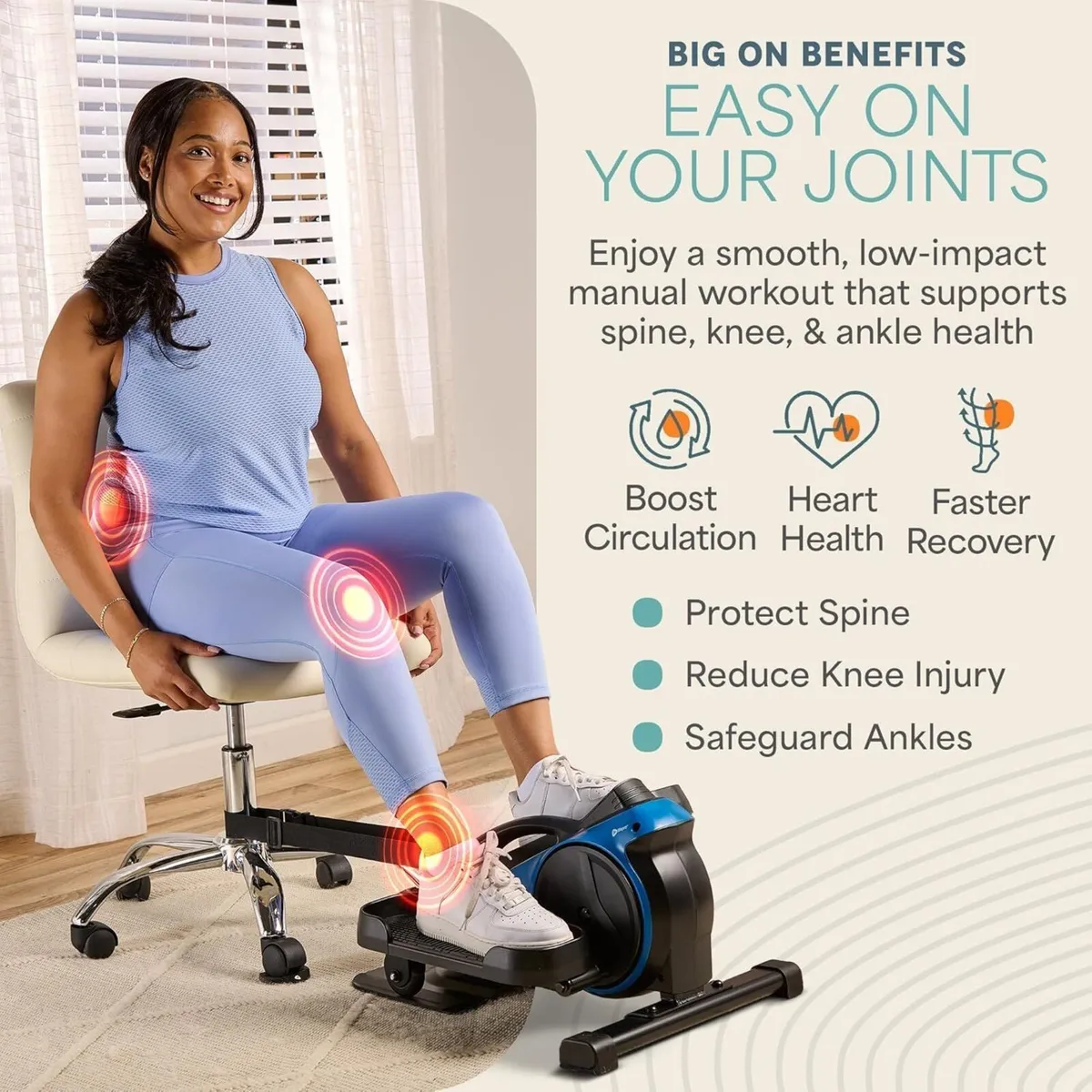 Flexstride Under Desk Pedal Exerciser Bluetooth 8 - Image 2