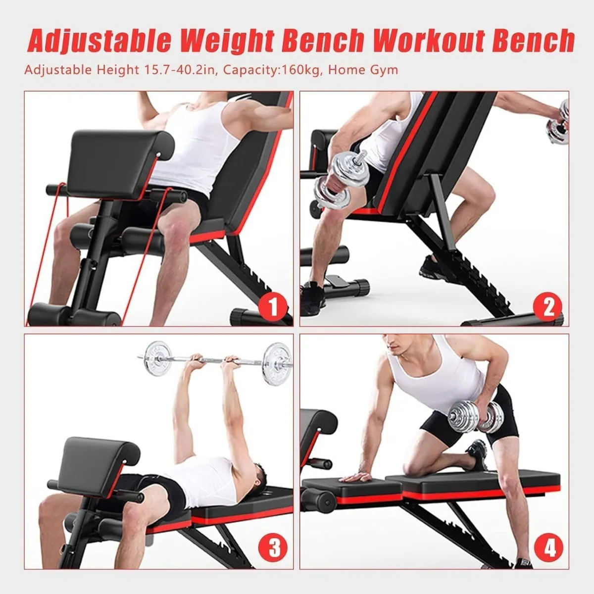 Adjustable Ab Machine Workout Equipment Trainer - Image 4