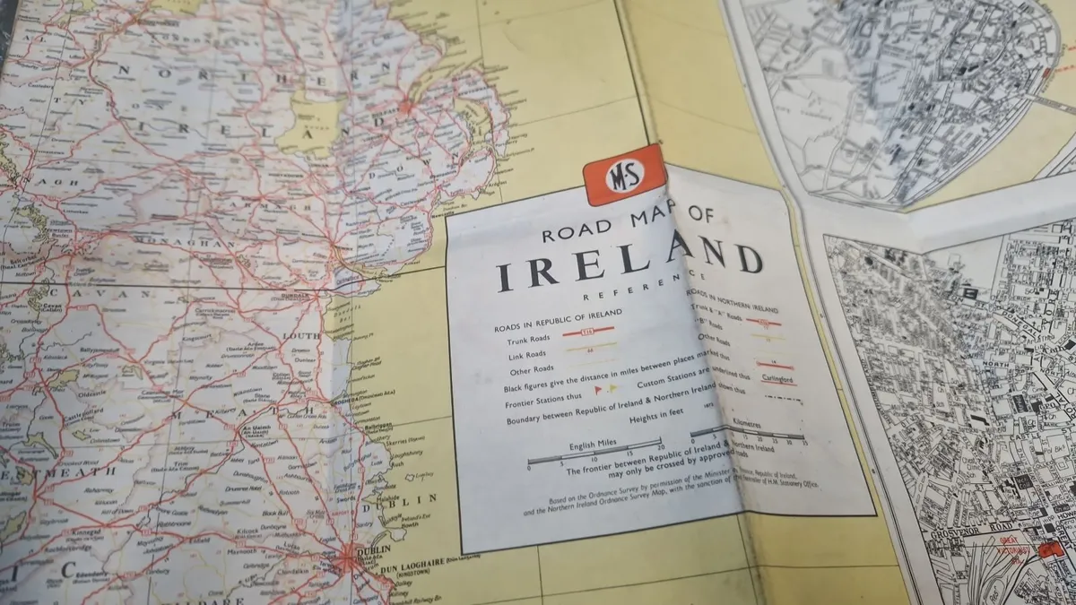 Vintage Munster simms road map - Image 2