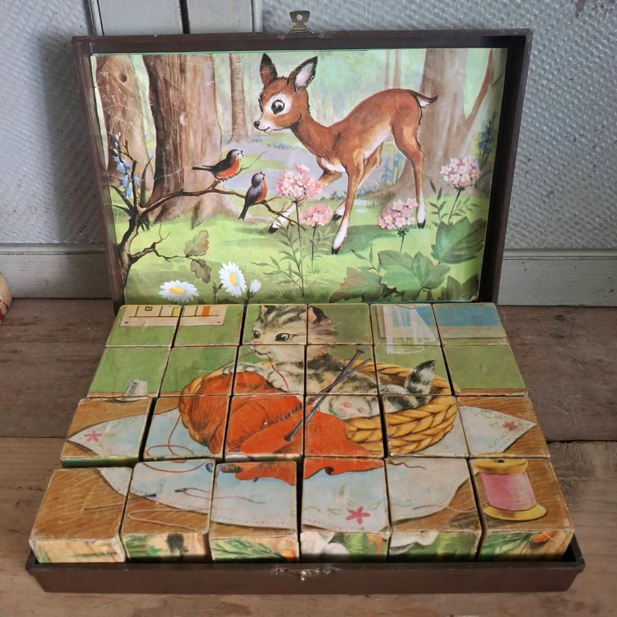 1960s French Puzzle Blocks - Image 2