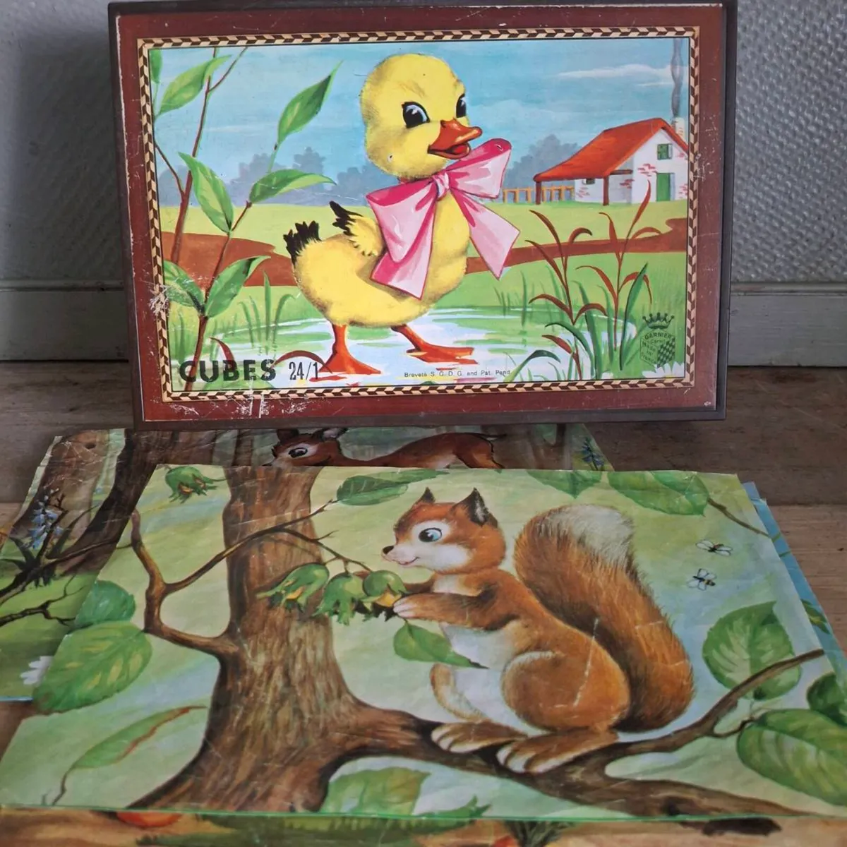 1960s French Puzzle Blocks - Image 4