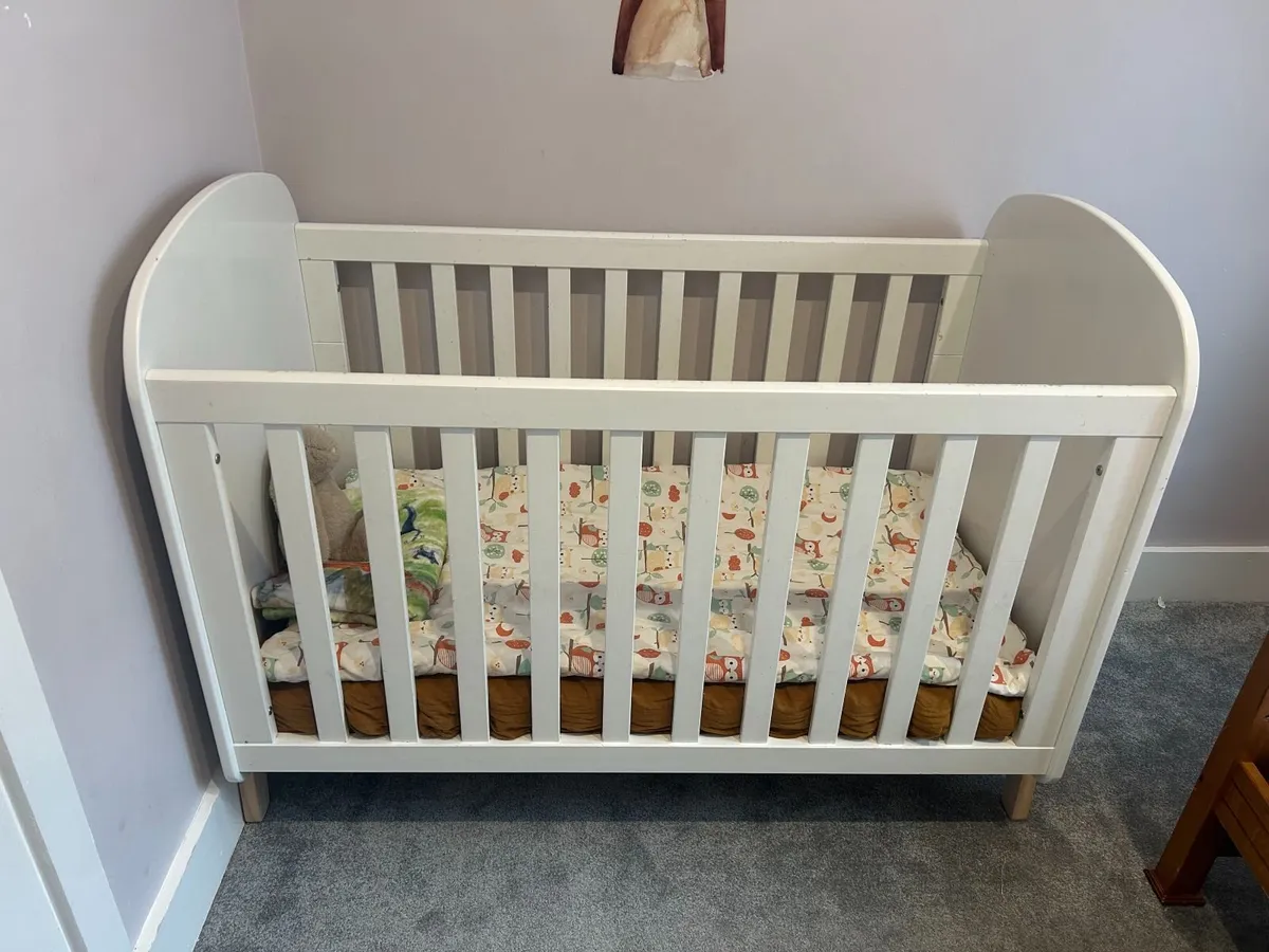 VIPACK Kiddy Baby Cot  + Baby Elegance Mattress - Image 2