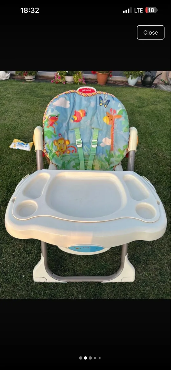Kids Colourful Highchair - Image 1
