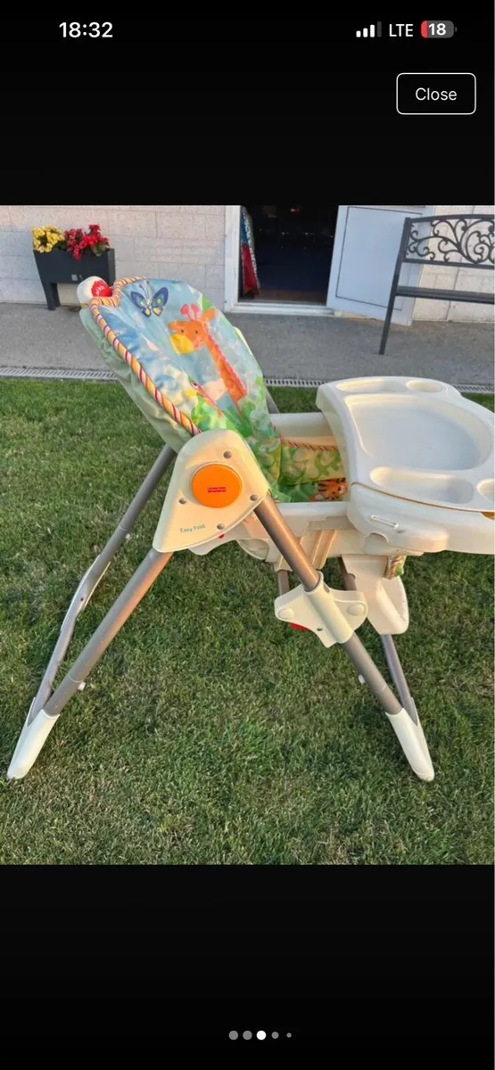 Kids Colourful Highchair - Image 3