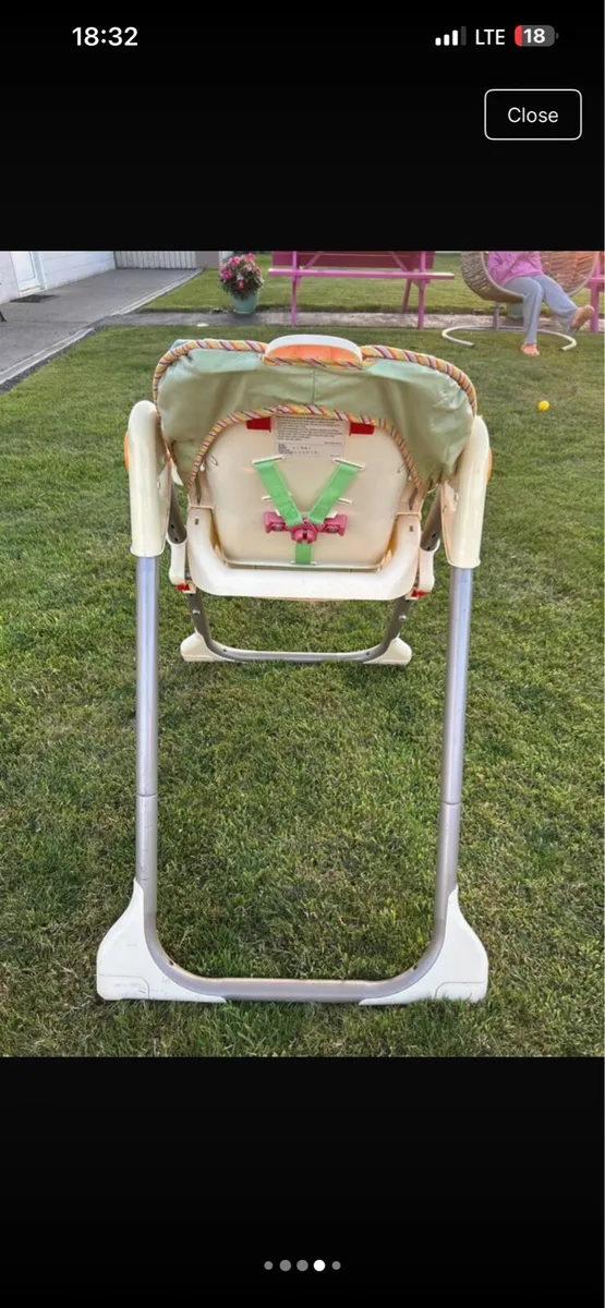 Kids Colourful Highchair - Image 4