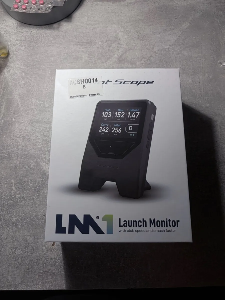 SHOT SCOPE LM1 GOLF LAUNCH MONITOR - Image 1