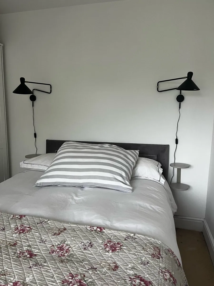 King size velvet headboard - Image 1