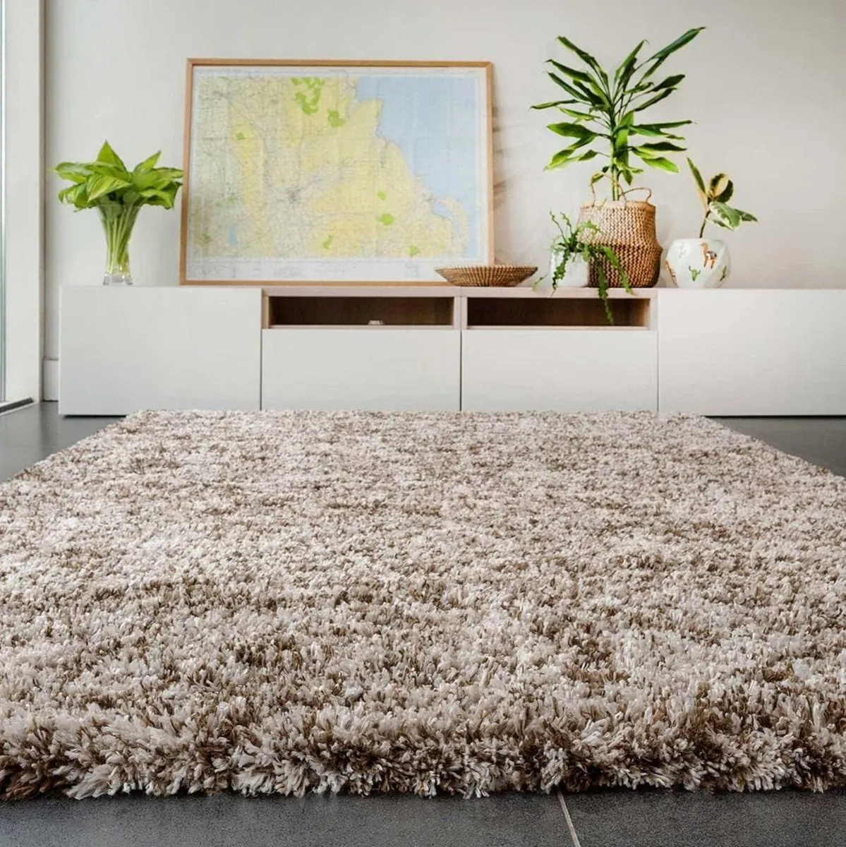 Affordable Durable Fuffly Shaggy Shag Carpet Rug - Image 2