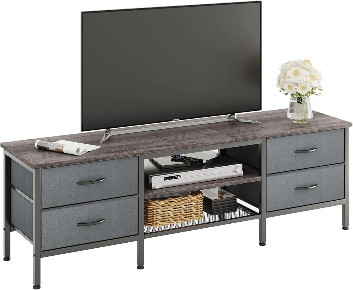 TV Stand with Storage Console Table 63 Inch - Image 1