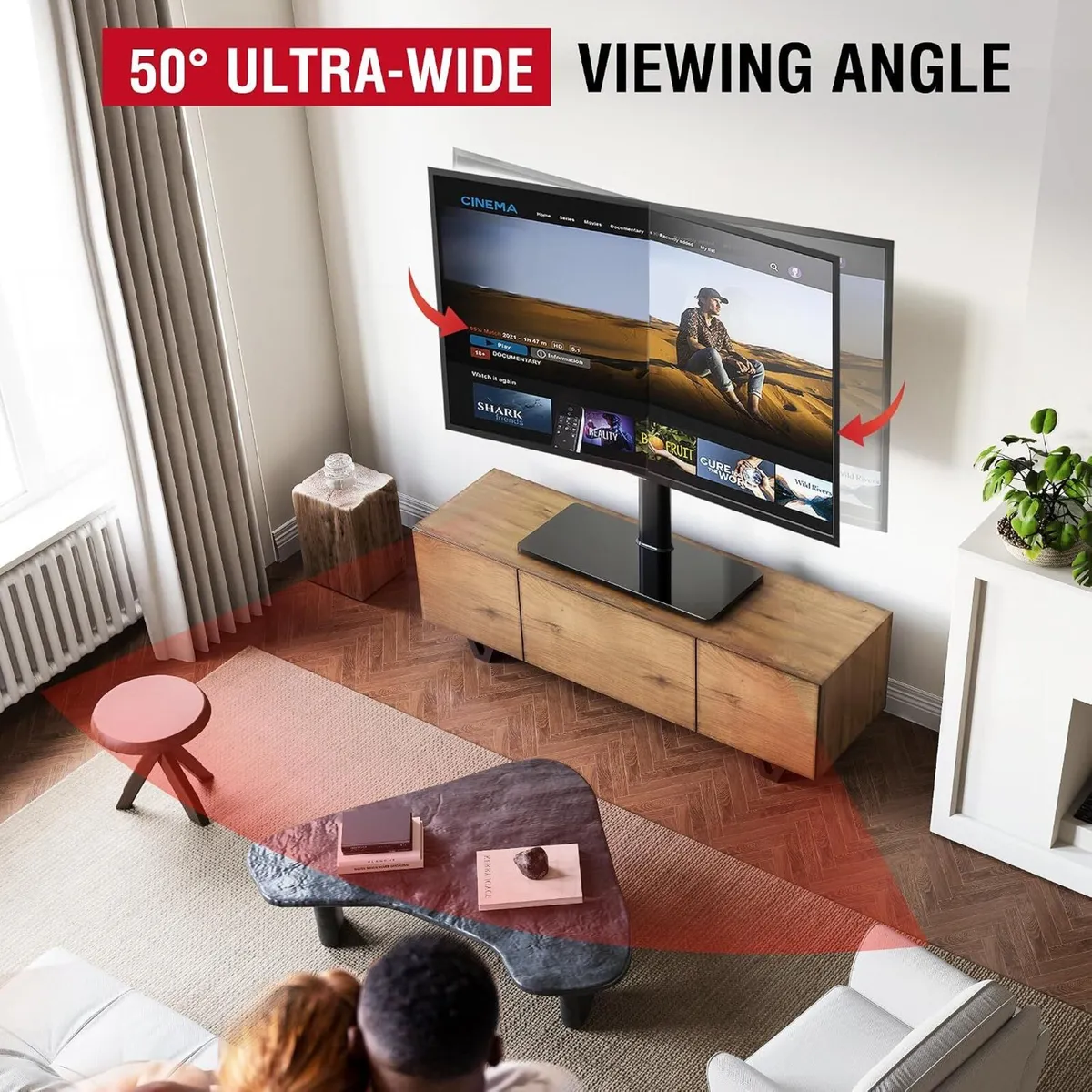 Table Top TV Stand for 43-75 85 Inch - Image 3