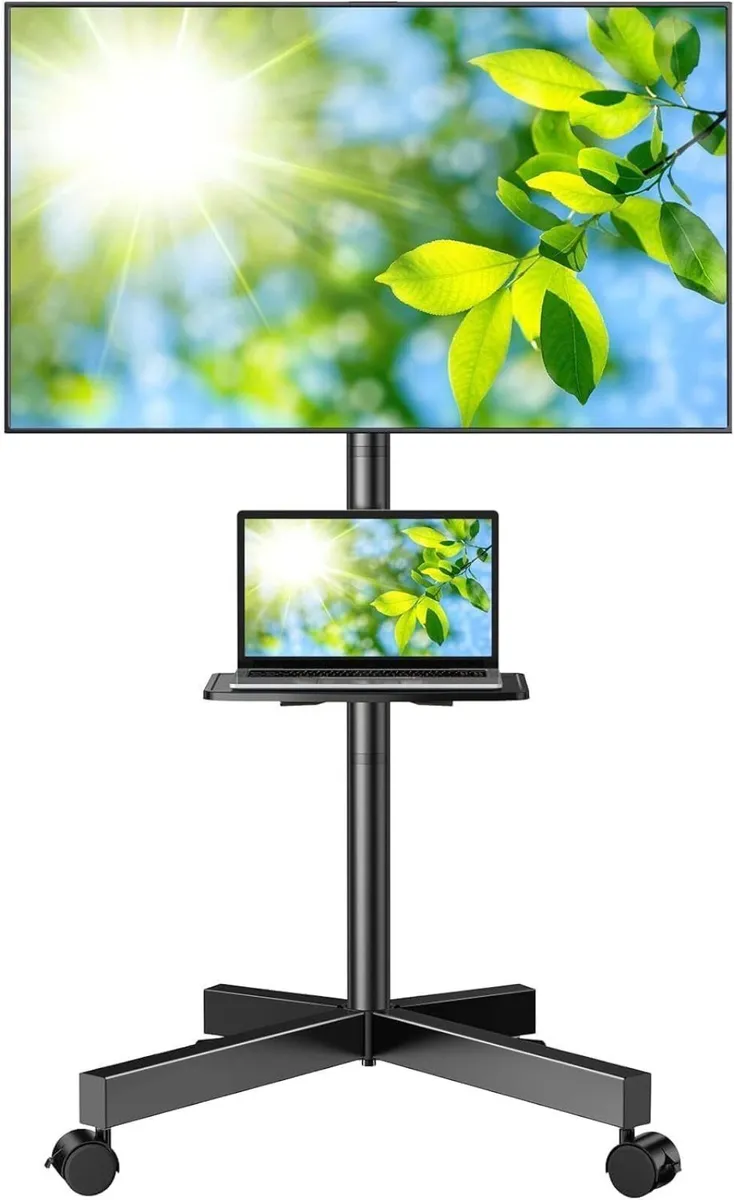 Mobile TV Stand on Wheels for 23 - Image 1