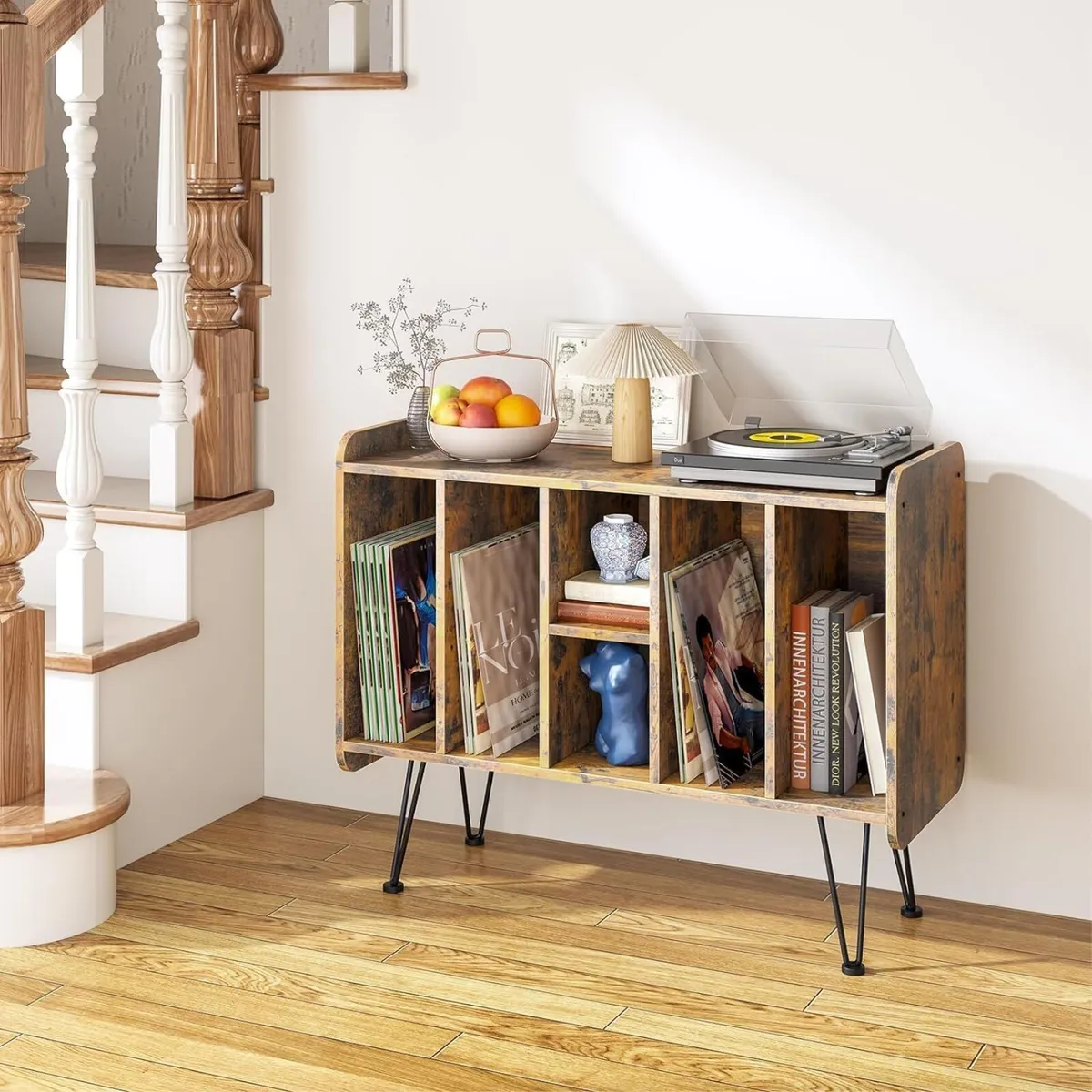 Record Player Stand Vinylrecord Storage 3 Tier End - Image 2