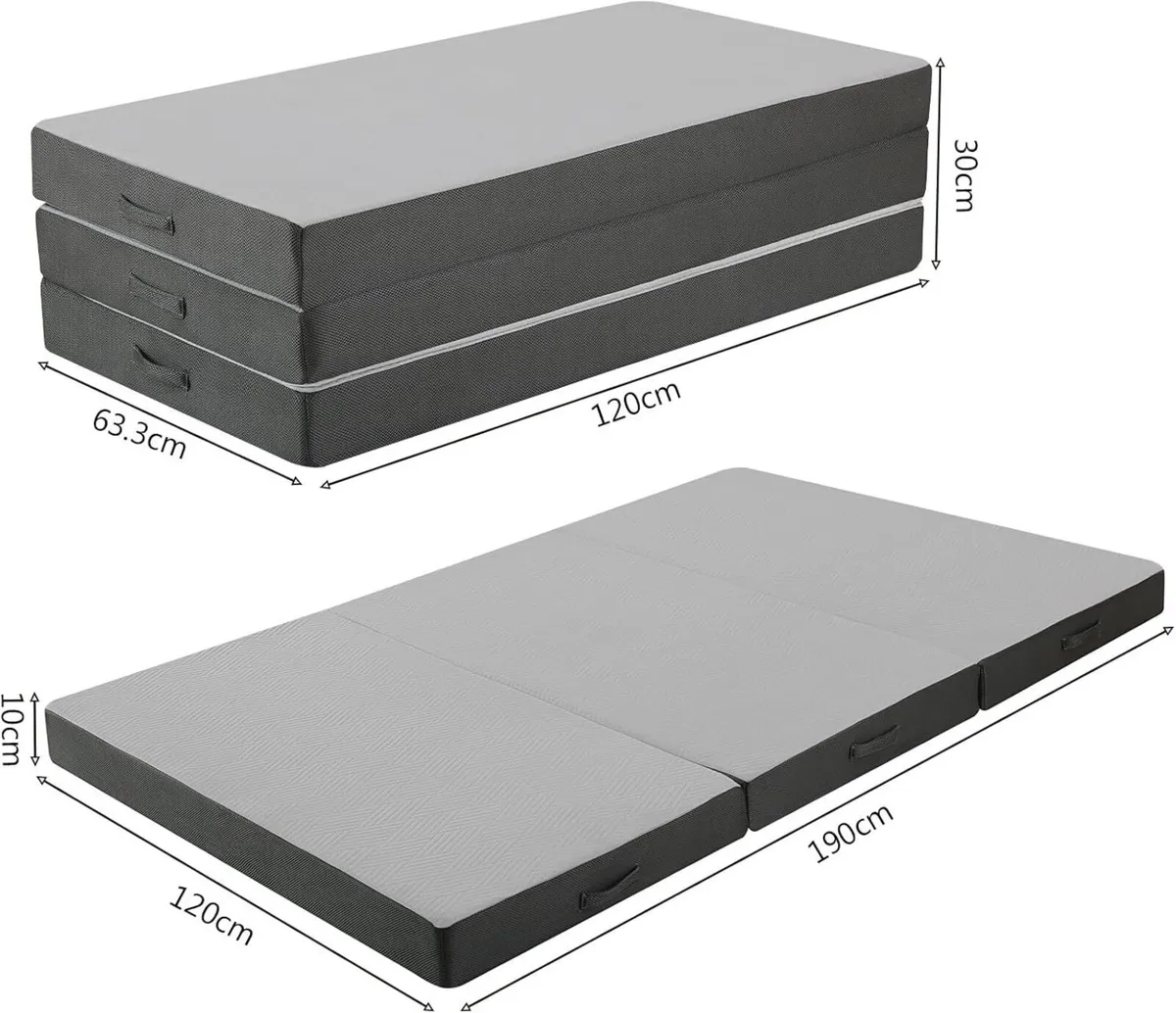 Folding Floor Mattress Portable Futon - Image 3